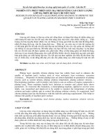 NGHIÊN cứu PHÁT TRIỂN máy mạ NHẰM NÂNG CAO CHẤT LƯỢNG lớp mạ TRÊN bề mặt CHI TIẾT máy 