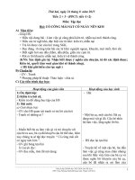 Giáo án lớp 2, tuần 1, năm học mới