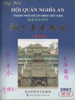 Kỷ yếu Hội quán Nghĩa An thành phố Hồ Chí Minh
