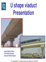 Kết cấu dầm chữ U của các tuyến metro trên thế giới