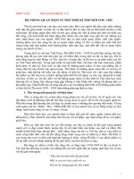 HỆ THỐNG QUAN NIỆM về THƠ THỜI kì THƠ mới 1930   1945 