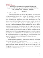 Khai thác tư liệu lịch sử về sự ủng hộ của thế giới trong cuộc đấu tranh ngoại giao đối với nhân dân việt nam thời kì kháng chiến chống mỹ, cứu nước 