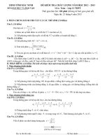 Đề thi thử THPT quốc gia, ôn thi đại học tham khảo (42) 