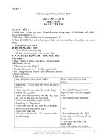 Giáo án lớp 1 tuần 3, năm học 20152016