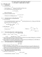 CÁC DẠNG TOÁN LUYỆN THI VÀO LỚP 10