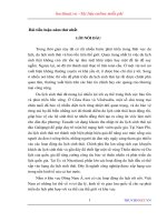 Thực trạng phát triển du lịch sinh thái ở việt nam 