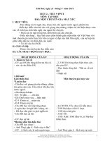 giáo án lớp 5 tuần 5, năm học mới