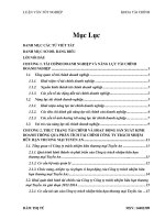 Luận văn tốt nghiệp phân tích báo cáo tài chính ĐH Kinh Doanh và Công Nghệ