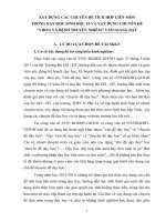 Xây dựng các chuyên đề tích hợp liên môn trong dạy học sinh học 10 và vận dụng chuyên đề virus và bệnh truyền nhiễm vào giảng dạy