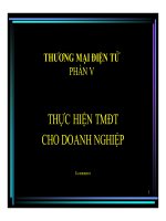 thực hiện thương mại điện tử cho doanh nghiệp 