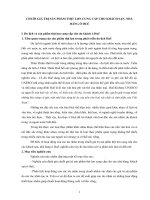 Chuỗi giá trị sản phẩm thịt lợn cung cấp cho khách sạn, nhà hàng ở huế 