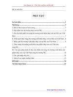 Thực trạng và các giải pháp kinh tế chủ yếu nhằm mở rộng thị trường xuất khẩu thuỷ sản của việt nam tại mỹ 