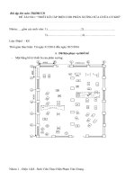 thiết kế cung cấp điện cho phân xuongr cơ khí  haui