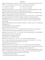 bài tập phản ứng trao đổi ion trong dung dịch