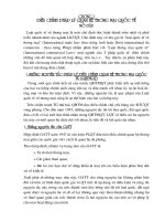 Điều chỉnh pháp lý quan hệ thương mại quốc tế, hoạt động đầu tư nước ngoài; hệ thống tài chính   tiền tệ quốc tế; giải quyết tranh chấp trong quan hệ kinh tế quốc tế 