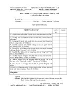 Đánh giá trẻ cuối năm 2015-2016