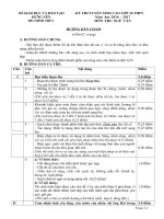 Đáp án môn Ngữ văn tuyển sinh 10 tỉnh Hưng Yên 2016 - 2017