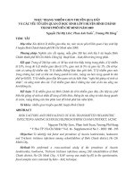 THỰC TRẠNG NHIỄM GIUN TRUYỀN QUA ĐẤT VÀ CÁC YẾU TỐ LIÊN QUAN Ở HỌC SINH LỚP 5 HUYỆN BÌNH CHÁNH THÀNH PHỐ HỒ CHÍ MINH NĂM 2009