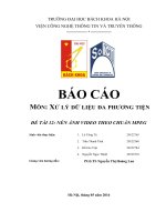 Nén ảnh video theo chuẩn MPEG