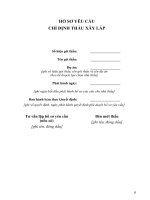 ho so yeu cau 