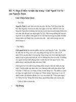 Vẻ đẹp cổ điển và hiện đại trong Chữ người tử tù