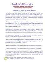 Bài tập hoá cấu tạo nguyên tử