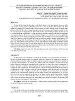 KHẢO sát ĐỘNG lực học của cơ cấu QUICK RETURN  DYNAMIC ANALYSIS OF a QUICK RETURN MECHANISM 