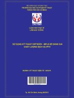 Sử dụng kỹ thuật DiffServ–MPLS để đánh giá chất lượng dịch vụ IPTV 