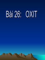 Bài 26: Oxit  (hóa học lớp 8)