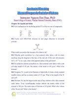 Bài tập hoá vô cơ tiếng anh