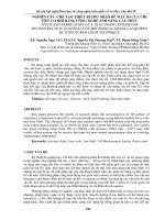 NGHIÊN cứu CHẾ tạo THIẾT bị THU NHẬN bề mặt 3d của CHI TIẾT cơ KHÍ BẰNG CÔNG NGHỆ ÁNH SÁNG cấu TRÚC   STUDY AND FABRICATION OF a 3d SCANNING SYSTEM FOR RECONSTRUCTION 3d SURFACE OF MECHANICAL DETAILS ACQUIRED BY STRUCTURED LIGHT TECHNIQUE 