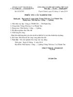 phiếu yêu cầu nghiệm thu công việc xây dựng công trình