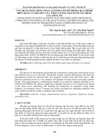ỨNG DỤNG PHẦN mềm ANSYS AUTODYN 3d mô PHỎNG QUÁ TRÌNH BIẾN DẠNG và PHÁ hủy của THÂN vỏ đầu đạn dưới tác ĐỘNG của SÓNG nổ 