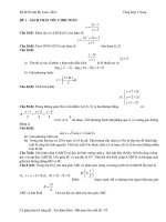 Bản thảo đề thi thử TNPT Toán 2016- FILE WORD