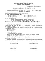 biên bản nghiệm thu nội bộ công việc