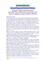 Bài tập cân bằng hoá học