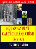 bài 11  mot so van de CCHC