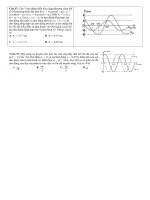 Câu sóng cơ và dao động cơ hay nhờ các thầy cô giải giúp