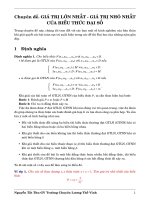 Bất đẳng thức cực trị hay