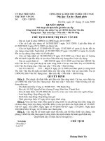 QUYet dinh phe duyet chi dinh thau 