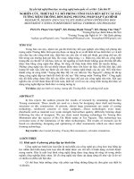 NGHIÊN cứu, THIẾT kế và mô PHỎNG TÍNH TOÁN bền kết cấu đài TƯỞNG NIỆM TRUÔNG bồn BẰNG PHƯƠNG PHÁP dập tạo HÌNH   RESEARCH, DESIGN AND CALCULATE SIMULATION ONTRUONG BON MONUMENT’S STRUCTUREBYSHEET METAL FORMING TECHNOLOGY 