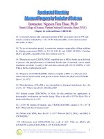 Bài tập hoá vô cơ: axit và bazo