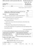 Đề KSCL Học Kì IV Môn Tiếng Việt lớp 1