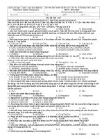 DE THI THU THPTQG LAN 4 - THPT VINH BAO- HP+ĐA