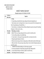 Mục tiêu khối 5 tuổi năm học 2015 - 2016