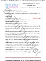 đề thi thử THPT quốc gia môn toán 2016 đề số 3 có đáp án