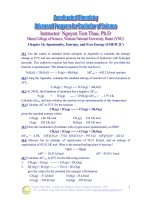 Bài tập hoá vô cơ hay