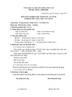 Biên bản nghiệm thu  nội bộ công trình dân dụng