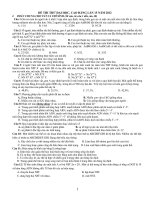 ĐỀ THI THỬ TNPT 2016 _CÓ ĐÁP ÁN