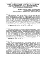 NGHIÊN cứu tạo MÀNG NITRIT TITAN TRÊN CHÀY ép NÓNG BẰNG PHƯƠNG PHÁP LẮNG ĐỌNG vật lý TRONG CHÂN KHÔNG   FABRICATION OF TITANIUM COATING ON HOT PRESSED DIES BY a PHYSICAL VAPOR DEPOSITION TECHNIQUE 
